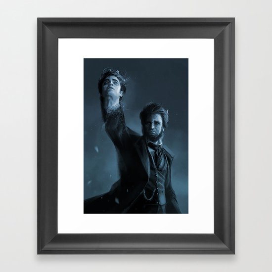 ABE THE HUNTER Framed Art Print