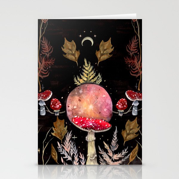 Autumnal Fancy Fungi Stationery Cards