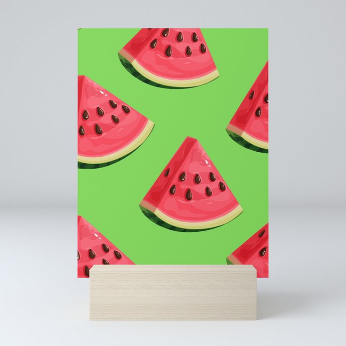 Sliced Watermelons Mini Art Print