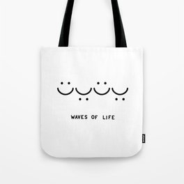 Waves of Life Tote Bag