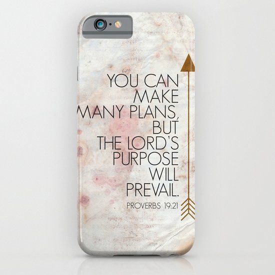 Purpose- Proverbs 19:21 iPhone & iPod Case