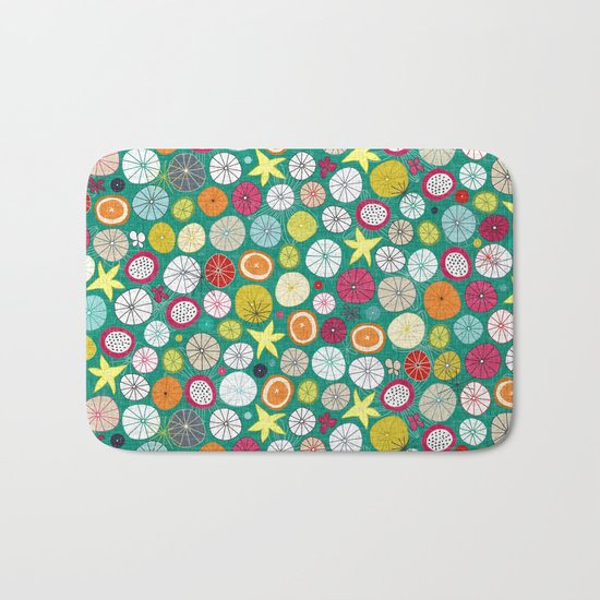 umbrellas jade Bath Mat