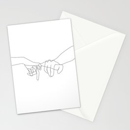 Pinky Swear Stationery Card