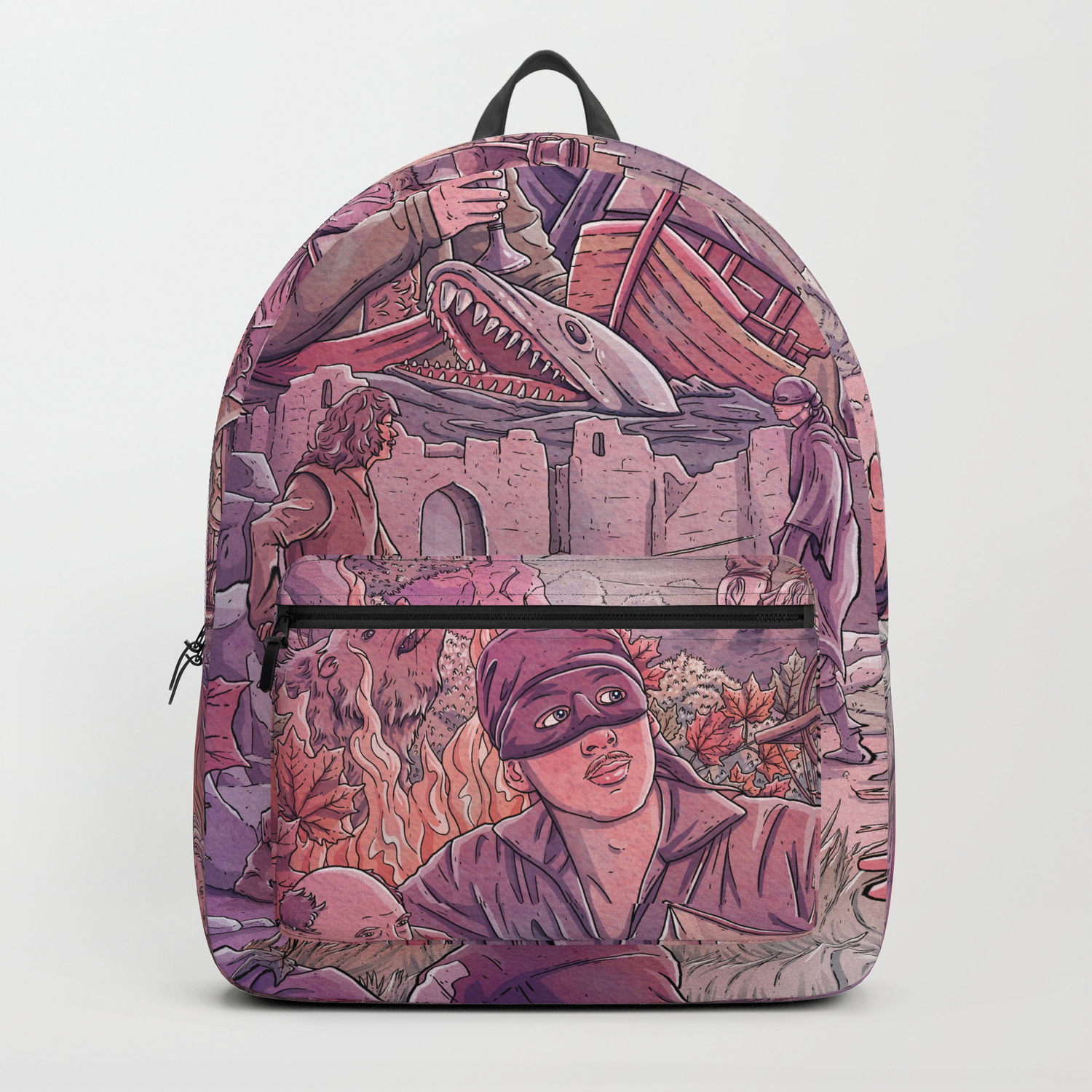 bride backpack purple