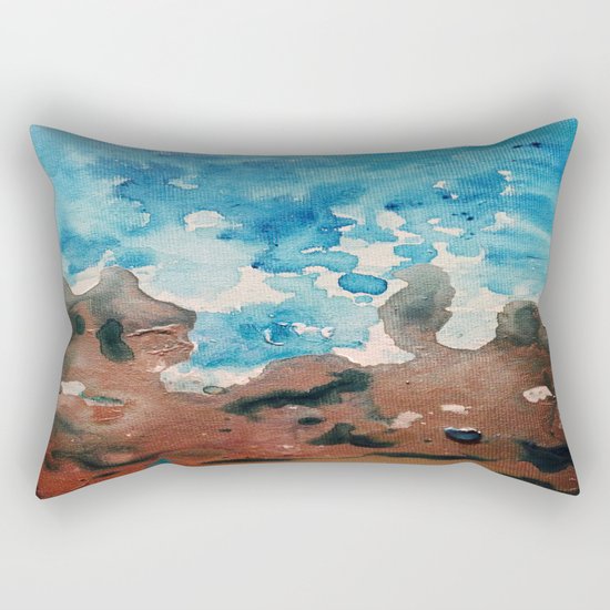 Water and Sand is Where I Want to Be Rectangular Pillow