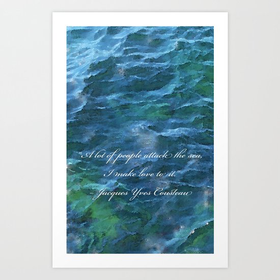 I make love to it Art Print