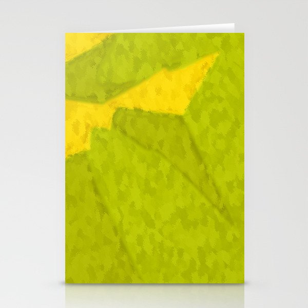 Yellow Green Stationery Cards