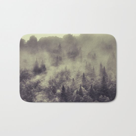 "Into the woods" Love the forests Bath Mat