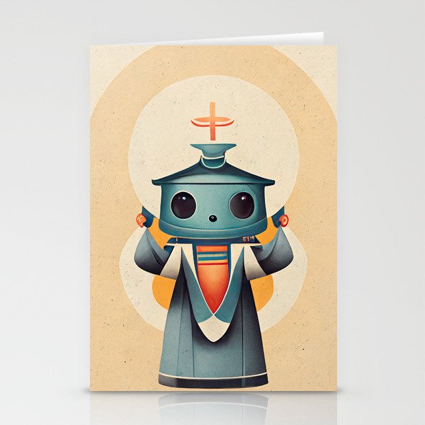 Pious Bot Stationery Cards