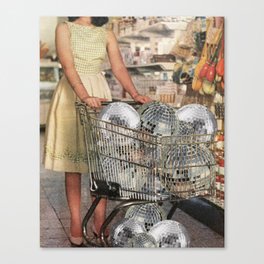 (Disco)unt Supermarket Canvas Print