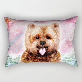 Yala the Yorkshire Terrier Rectangular Pillow