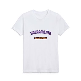 Sacramento California Colorful Design Kids T Shirt