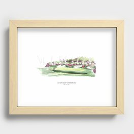 The Masters | Augusta No 13 Recessed Framed Print