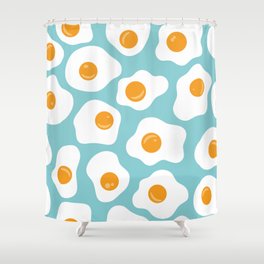 Fried Eggs Shower Curtain