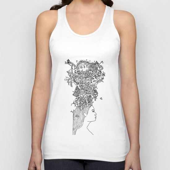 A head full of dreams Unisex Tank Top
