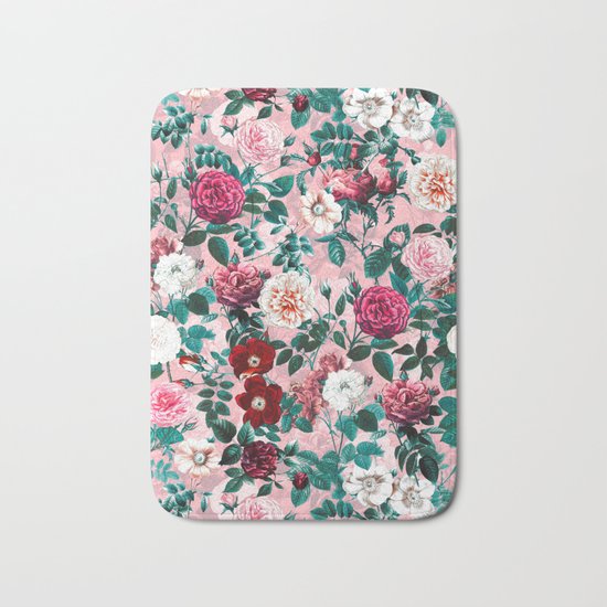 Summer Botanical Garden X Bath Mat