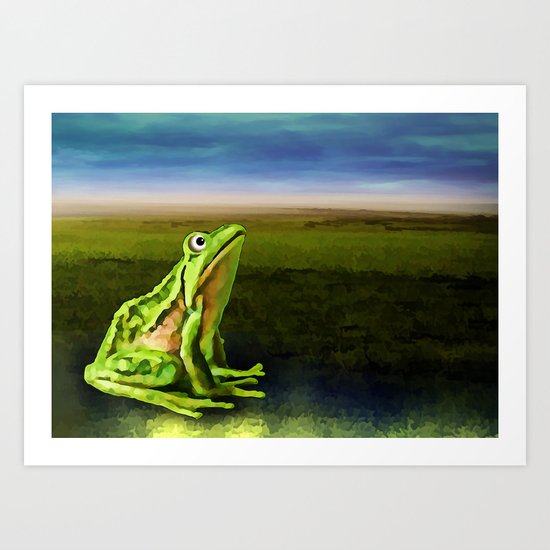 Froggy Bottom Art Print