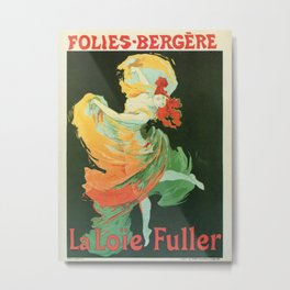 La Loie Fuller Metal Print | Drawing, French, Belleepoque, Cheret, Paris, Illustration, Digital, Artnouveau, Findesiecle, Aap 