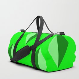 Geometry No. 3 -- Lime Duffle Bag