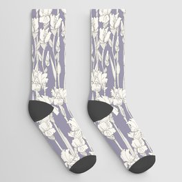 iris amethyst graphite Socks