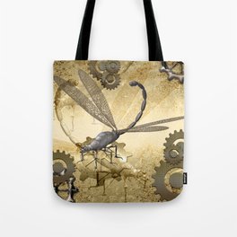 Steampunk, dragonflies Tote Bag