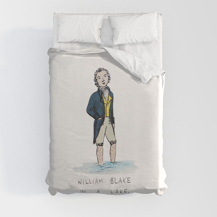 William Blake in a Lake Duvet Cover