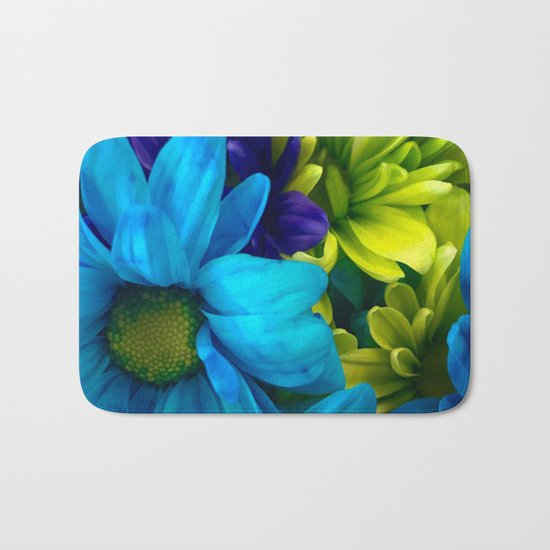 Shades of Flowers Bath Mat