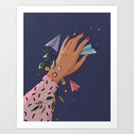 Hand planes Art Print