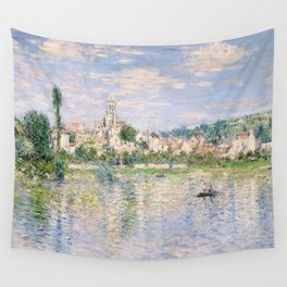 Vetheuil in Summer 1880 by Claude Monet Wall Tapestry