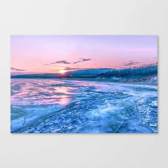 Baikal sunrise Canvas Print