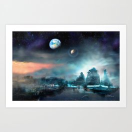 Planet Avallar Art Print