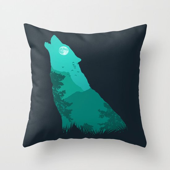 The Sound Of Nature Throw Pillow