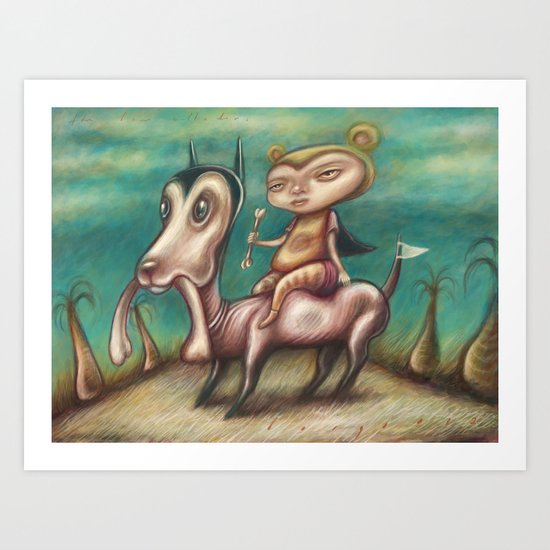 The Bone Collectors Art Print