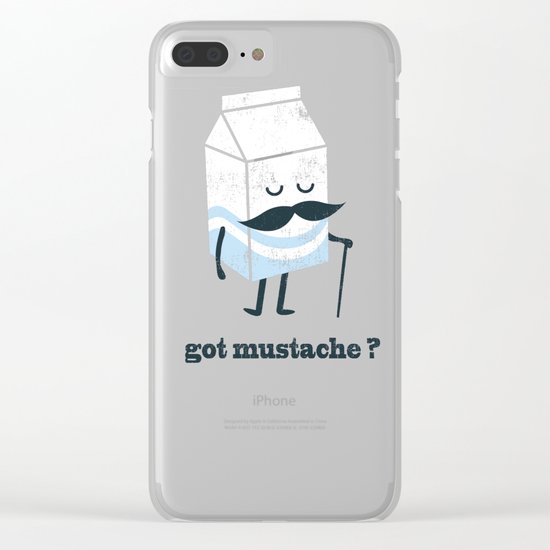 Got mustache? Clear iPhone Case
