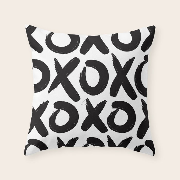 XOXO Throw Pillow by creativeindex Society6