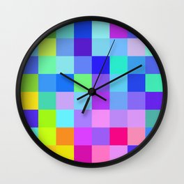 Tapestry of Color Wall Clock