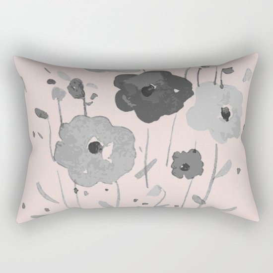 Whimsical spring bloom Rectangular Pillow