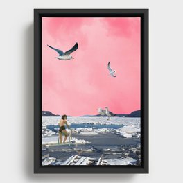 It's a Different Kind of Cold Framed Canvas