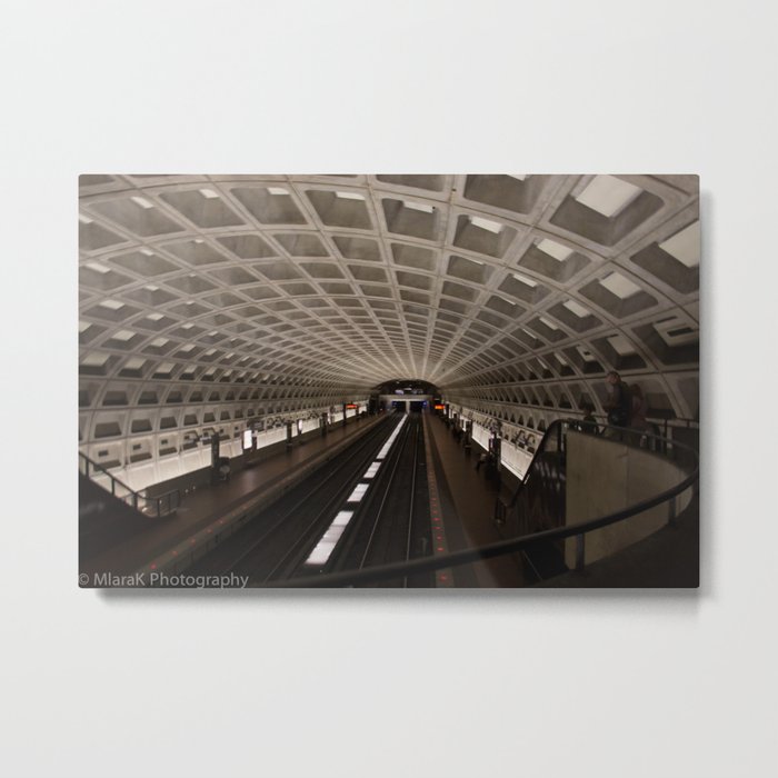 Washington DC Metro Metal Print