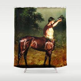 On the way to a date Shower Curtain