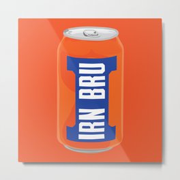 Irn Bru Metal Print | Irnbru, Irn Bru, Fizz, Soda, Unitedkingdom, Scotland, Orange, Scottish, Sweet, Sugar 