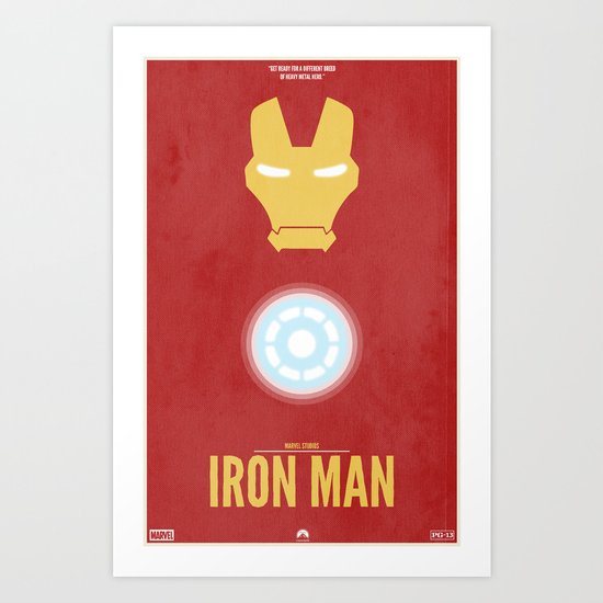 Iron Man Art Print