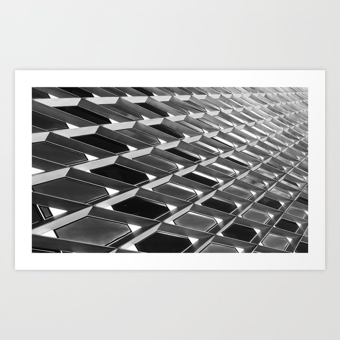 Architectural Metal Abstract Print Art Print