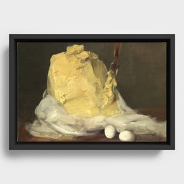 Mound of Butter by Antoine Vollon, 1875 Framed Canvas