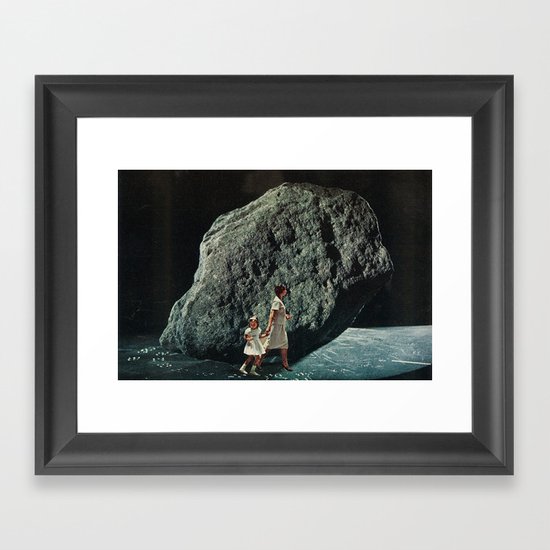 follow me into the dark Framed Art Print