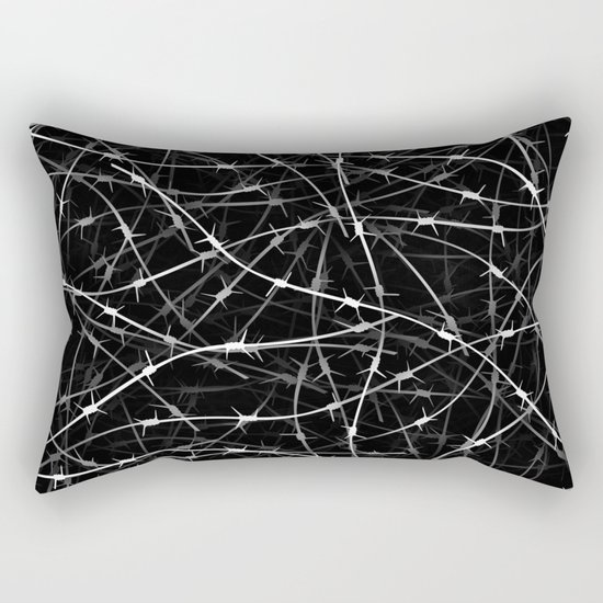 Barbed wire Rectangular Pillow