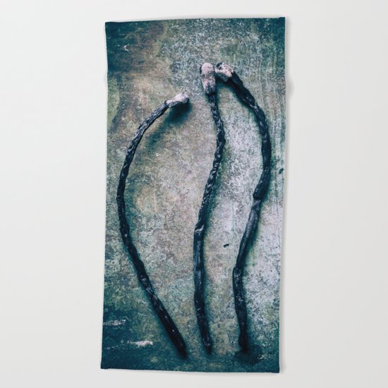 Burnt Matches ( Don´t Play With Fire ) Beach Towel
