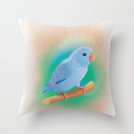 Club of lovers of Parrotlets. Umka Throw Pillow