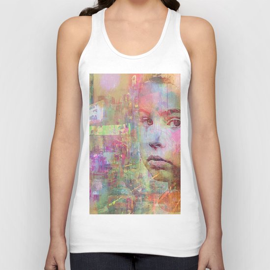 grow up in city Unisex Tank Top