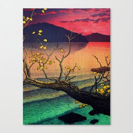 Hailing the Day's End at Towa - Nature Landscape Canvas Print